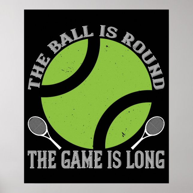 Tennis - Der Ball ist lang Poster (Vorne)