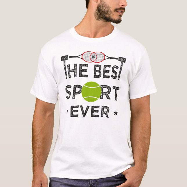 Tennis der beste Sport aller Zeiten T-Shirt (Vorderseite)
