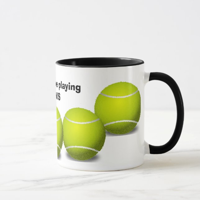 Tennis Design Coffee Tasse (Rechts)