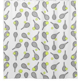 Tennis Design Duschvorhang