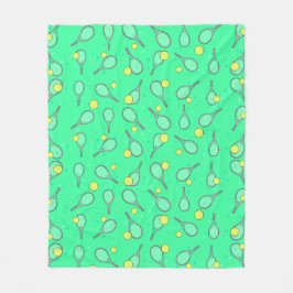 Tennis Design Fleecedecke