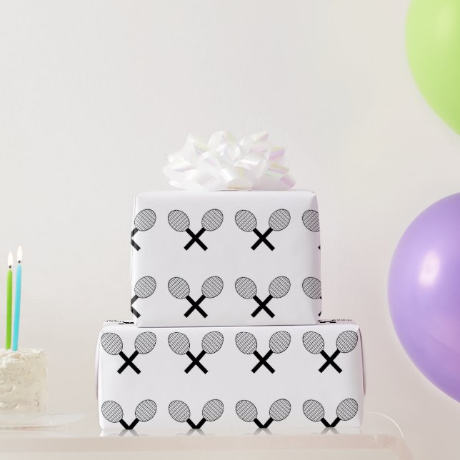 Tennis Design Geschenkpapier (Partygeschenke)