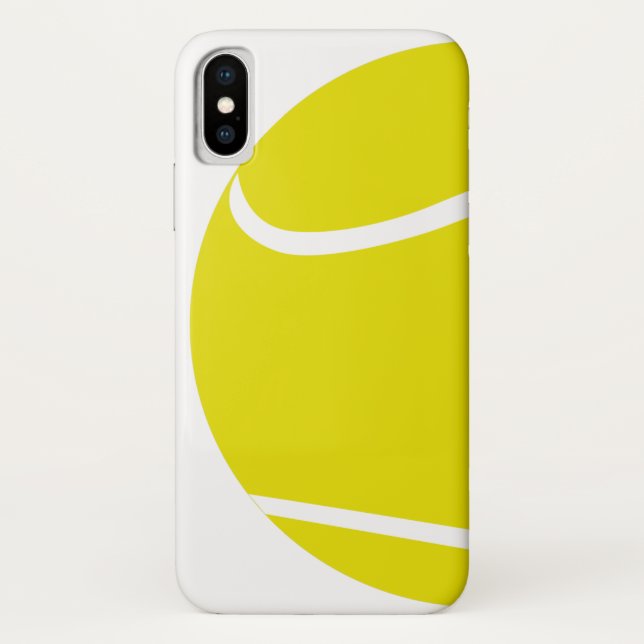 Tennis Design iPhone X Coque  (Dos)