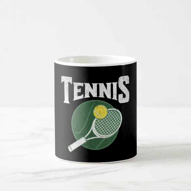 Tennis-Design Kaffeetasse (Mittel)