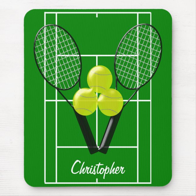 Tennis Design Mousepad (Vorne)
