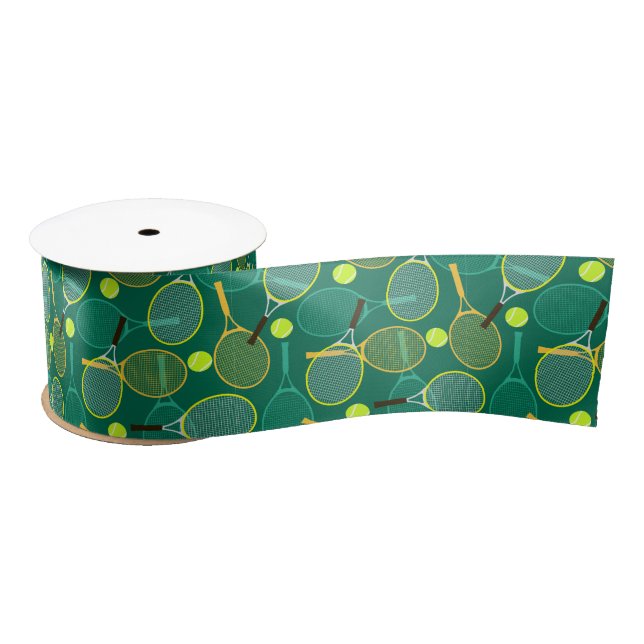 Tennis Design Satinband (Spule)