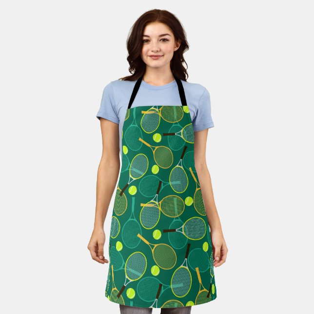 Tennis Design Schürze (Getragen)