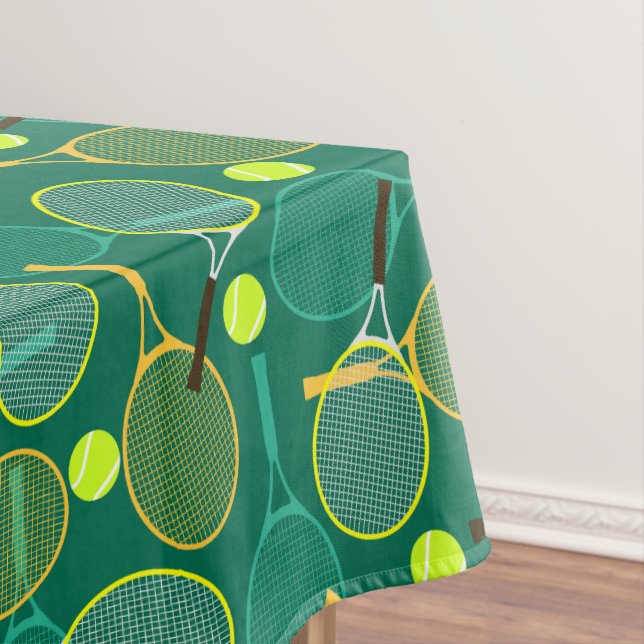 Tennis Design Tablecloth Tischdecke (Beispiel)