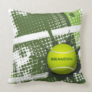 Tennis Design Throw Kissen