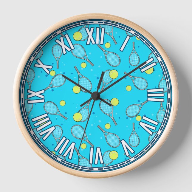 Tennis Design Uhr (Vorderseite)