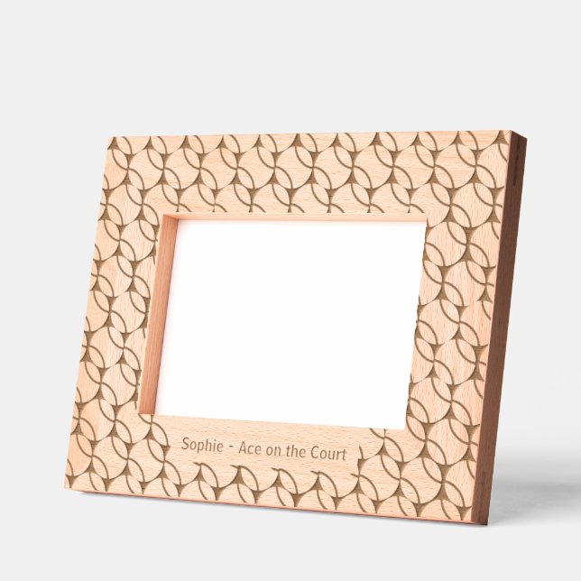 Tennis Deuce Geätzte Rahmen (Links)