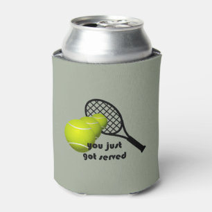 Tennis, die du gerade Got hast, serviert Funny Can Dosenkühler