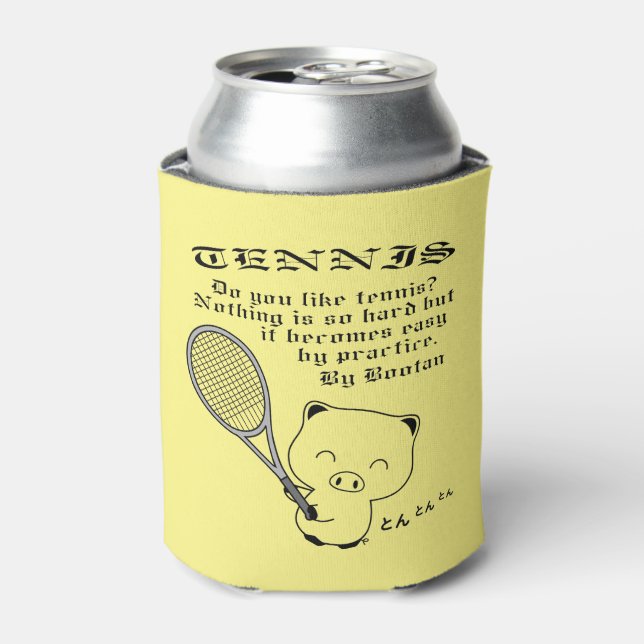 Tennis Dosenkühler (Kanne Vorderseite)