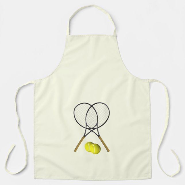 Tennis Doubles Cream Schürze (Vorderseite)