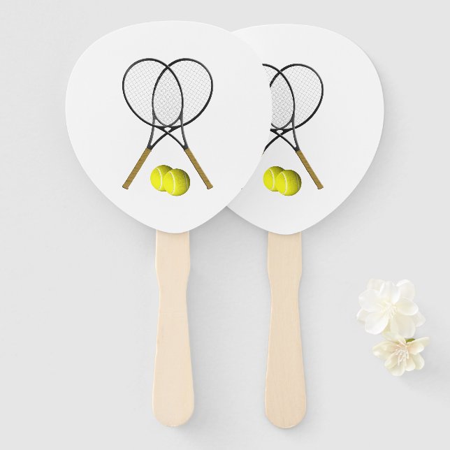 Tennis Doubles Fächer (Vorne und Hinten)