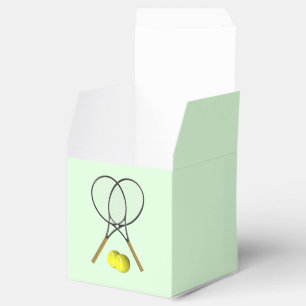 Tennis Doubles Green Geschenkschachtel