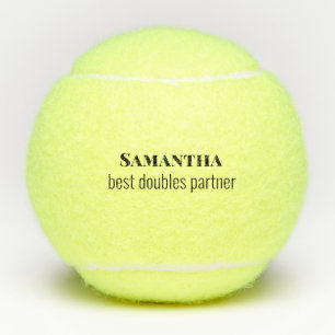 Tennis Doubles Partner Name Tennis Balls Geschenk Tennisbälle