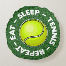 Tennis essen Schlaf Tennis wiederholen mit Tennisb