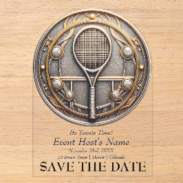 Tennis Event-Party Einladung