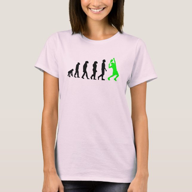 Tennis Evolution T-Shirt (Vorderseite)