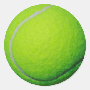 Tennis Fan Player-Geschenksticker Runder Aufkleber