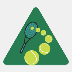 Tennis FAN SLICE SERVE Dreieckiger Aufkleber