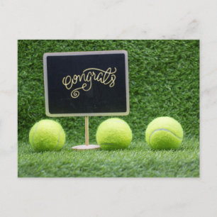 Tennis Félicitations au joueur Carte postale