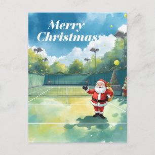 Tennis Frohe Weihnachten mit dem Weihnachtsmann