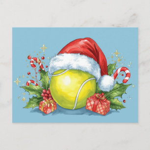 Tennis Frohe Weihnachten Tennisball auf dem Spiel