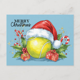 Tennis Frohe Weihnachten Tennisball auf dem Spiel
