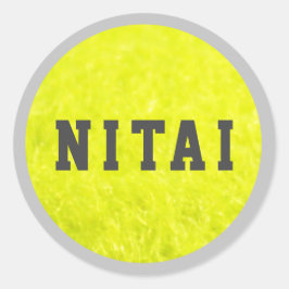 Tennis Fuzzies Sticker oder Umschlag Aufkleber