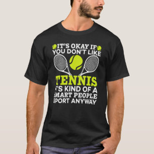 Tennis Gag Fan Spielertrainer T-Shirt