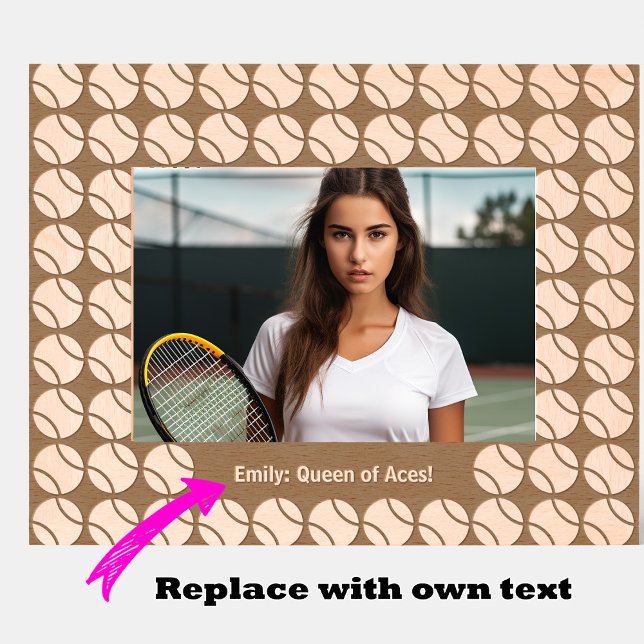 Tennis Geätzte Rahmen (Tennis Serve & Preserve Engraved Frames)