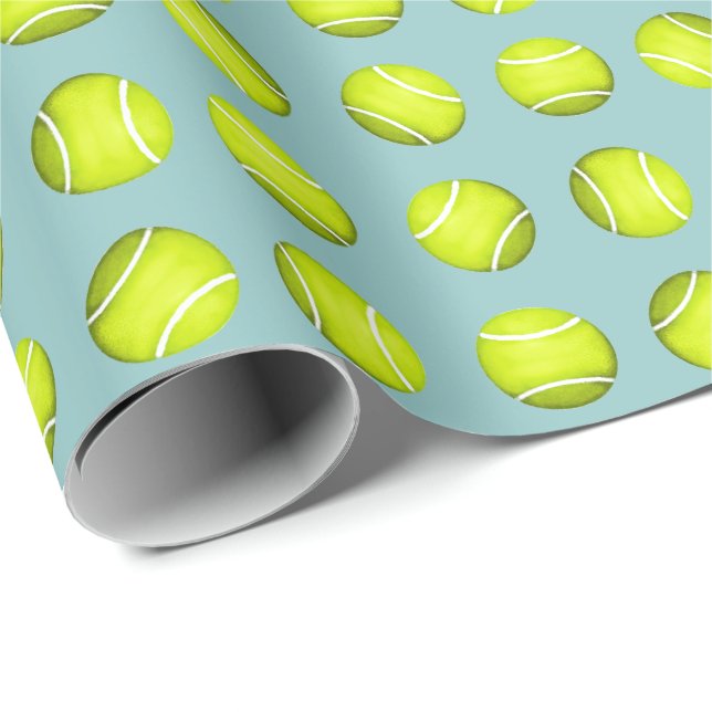 Tennis-Geschenk Geschenkpapier (Rolleneckpunkt)
