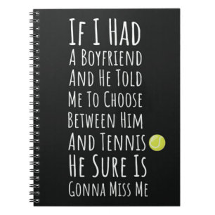 Tennis Geschenke für Mädchen Ihr Kind Girly Player Notizblock