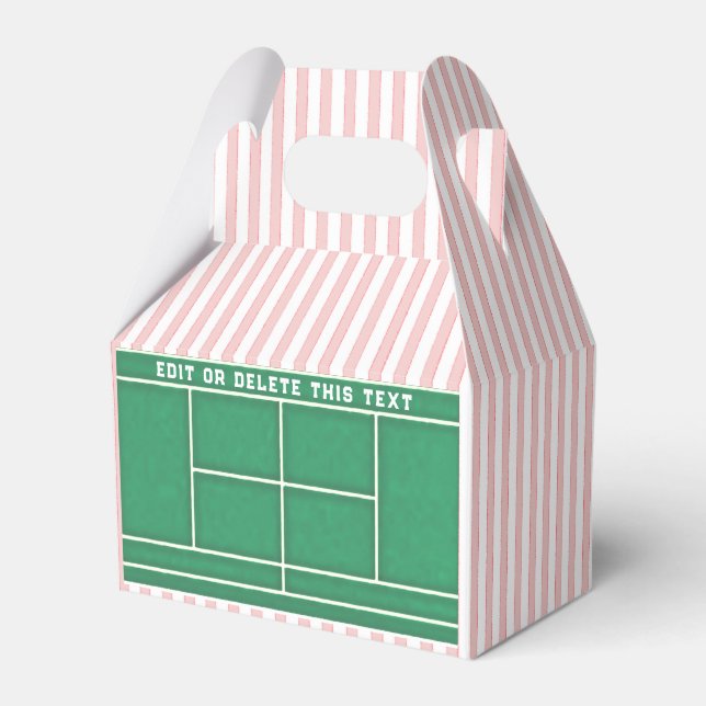 Tennis Geschenkschachtel (Vorderseite)