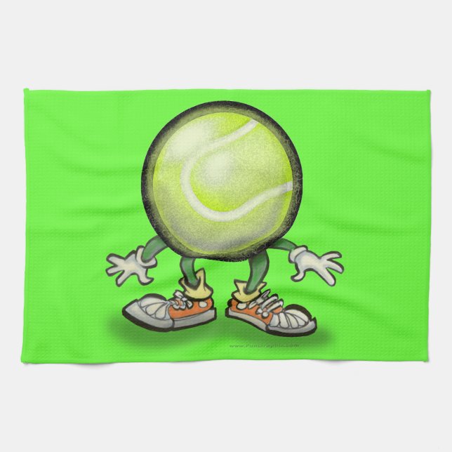 Tennis Geschirrtuch (Horizontal)