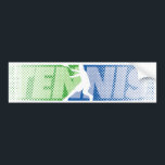 Tennis Gifts for players and fans bumper sticker Autoaufkleber<br><div class="desc">Tennis Player Gifts Ideas for men,  women and kids. Car bumper sticker.</div>