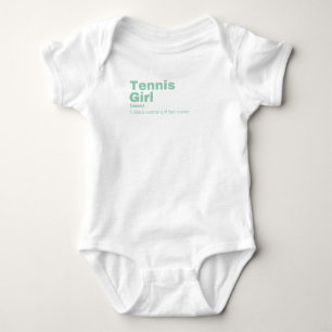 Tennis Girl - Tennis Baby Strampler