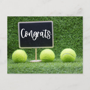 Tennis Glückwünsche für Spieler  ] Postkarte