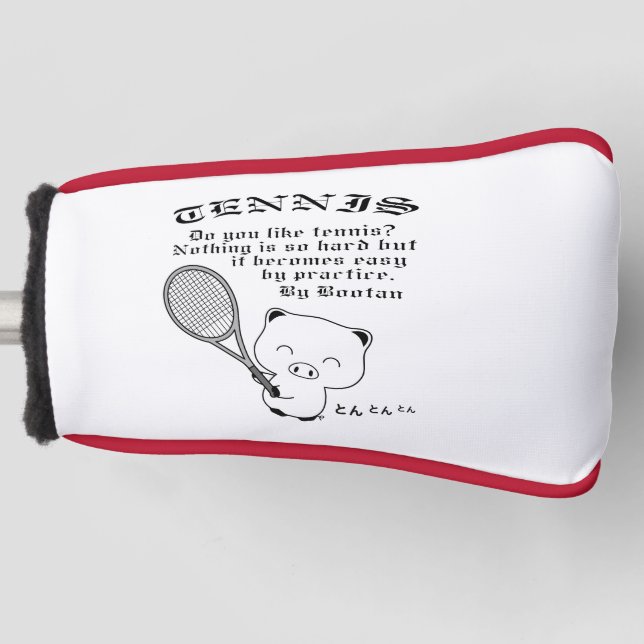 Tennis Golf Headcover (Vorderseite)