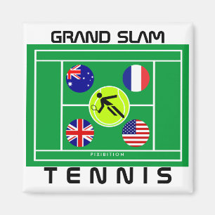 Tennis-Grand Slam-Magnet Magnet