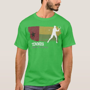 Tennis Guinea Bissau Flag Tischtennis Tennis T-Shirt