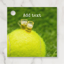Tennis Happy Birthday Tennis Ball mit Bier