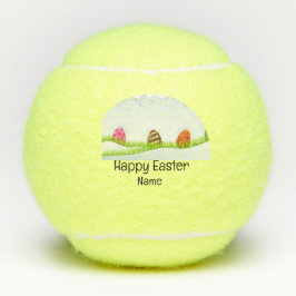 Tennis Happy Easter to Tennis Player Tennis Baden Tennisbälle