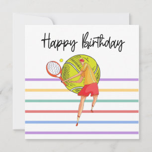 Tennis Happy Geburtstag für Tennis Players