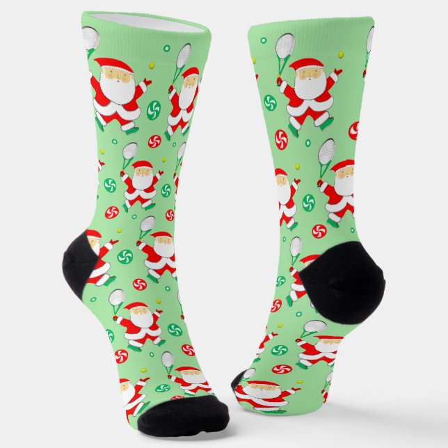 Tennis Holiday Geschenksocken Socken (Gewinkelt)