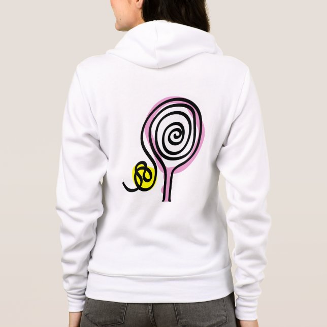 Tennis Hoodie für Frauen | Sportwear (Rückseite)