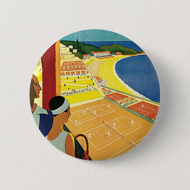 Tennis in Monte Carlo Button (Vorderseite)