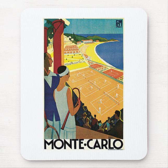Tennis in Monte Carlo Mousepad (Vorne)
